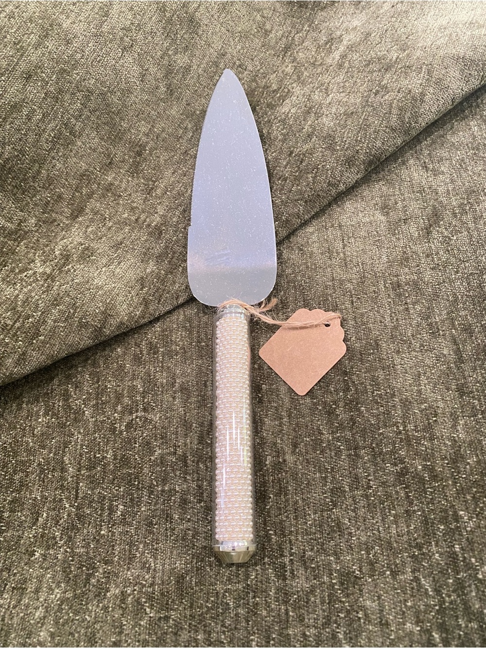 Lenox Devotional Cake Server with Beaded Handle